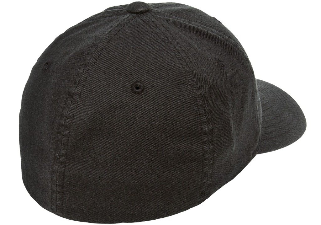 Gorra de algodón lavado de ropa de perfil bajo, Negro - 2