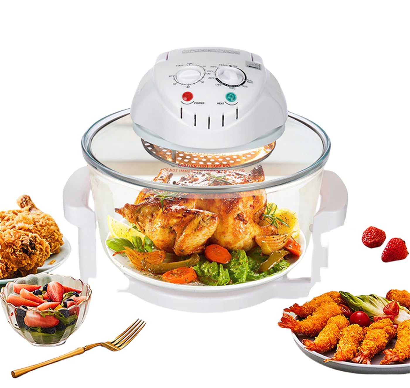 Amazon.co.jp: Tonainノンフライヤー 【透明窓】 Air fryer 12L/17L