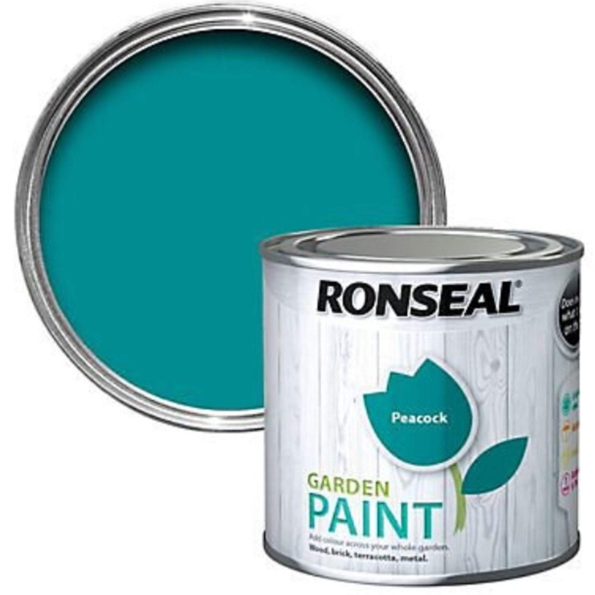 Ronseal Peacock Rslgppc250 Gppc250 Garden Paint 250Ml, 250 Ml