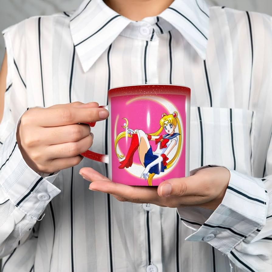 Amazon.co.jp: 美少女戦士セーラームーン マグカップ 330ml 変色