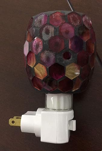 Miniatura 4 de TWDRTDD Luz nocturna enchufable, luz nocturna giratoria de 360 con interruptor de encendido y apagado, ideal para pantalla de cristal (blanco, 1