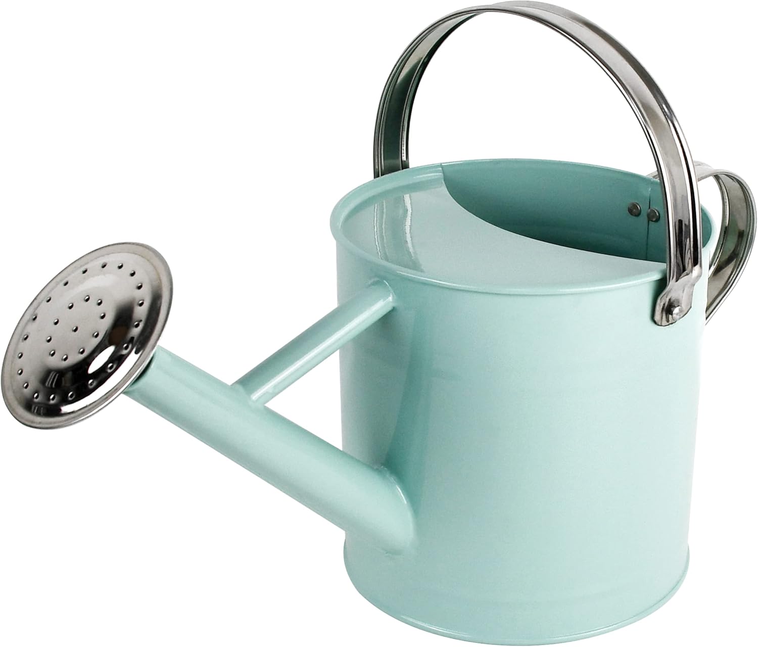 Homarden Half Gallon Teal Watering Can - Metal Watering Can with Removable Spout, Perfect Plant Watering Can for Indoor and Outdoor Plants (House Plants) - Ideal Gift & Decoration