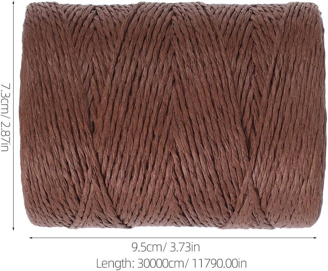 Natural Raffia Paper Ribbon String for Handmade Bags Crafts Coffee