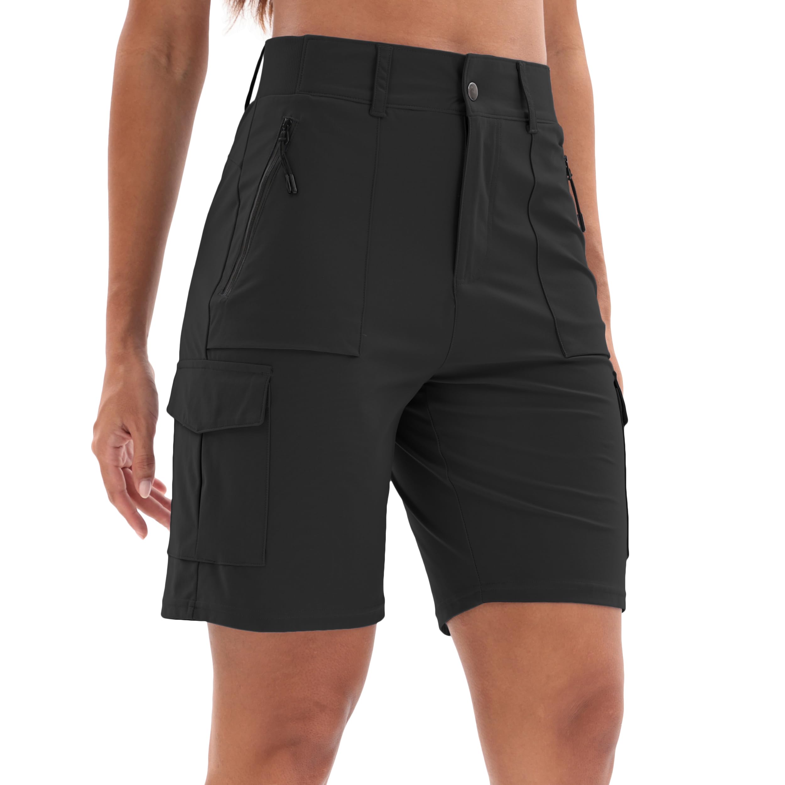 Women's Lightweight Water Resistant Hiking Cargo Shorts with Pockets | Quick Dry, UPF Sun…