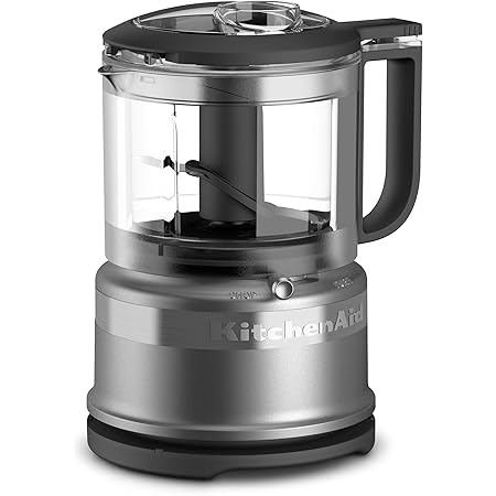 KitchenAid KFC3516CU 3.5 Cup Food Chopper, Contour Silver