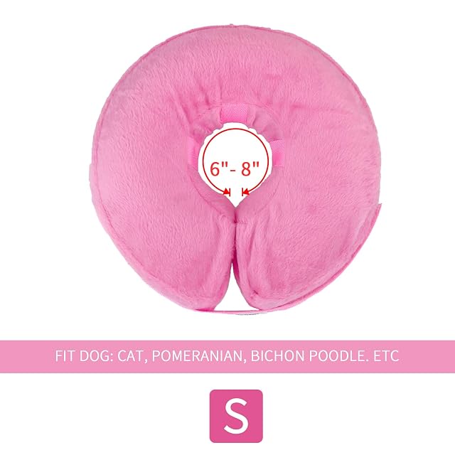 Foto 2 de 7 de MCHY Cono inflable para perro, collar de recuperación ajustable para perros después de la cirugía