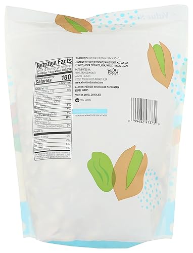 Miniatura 10 de 365 by Whole Foods Market Pistachos tostados y sin sal 10 onzas