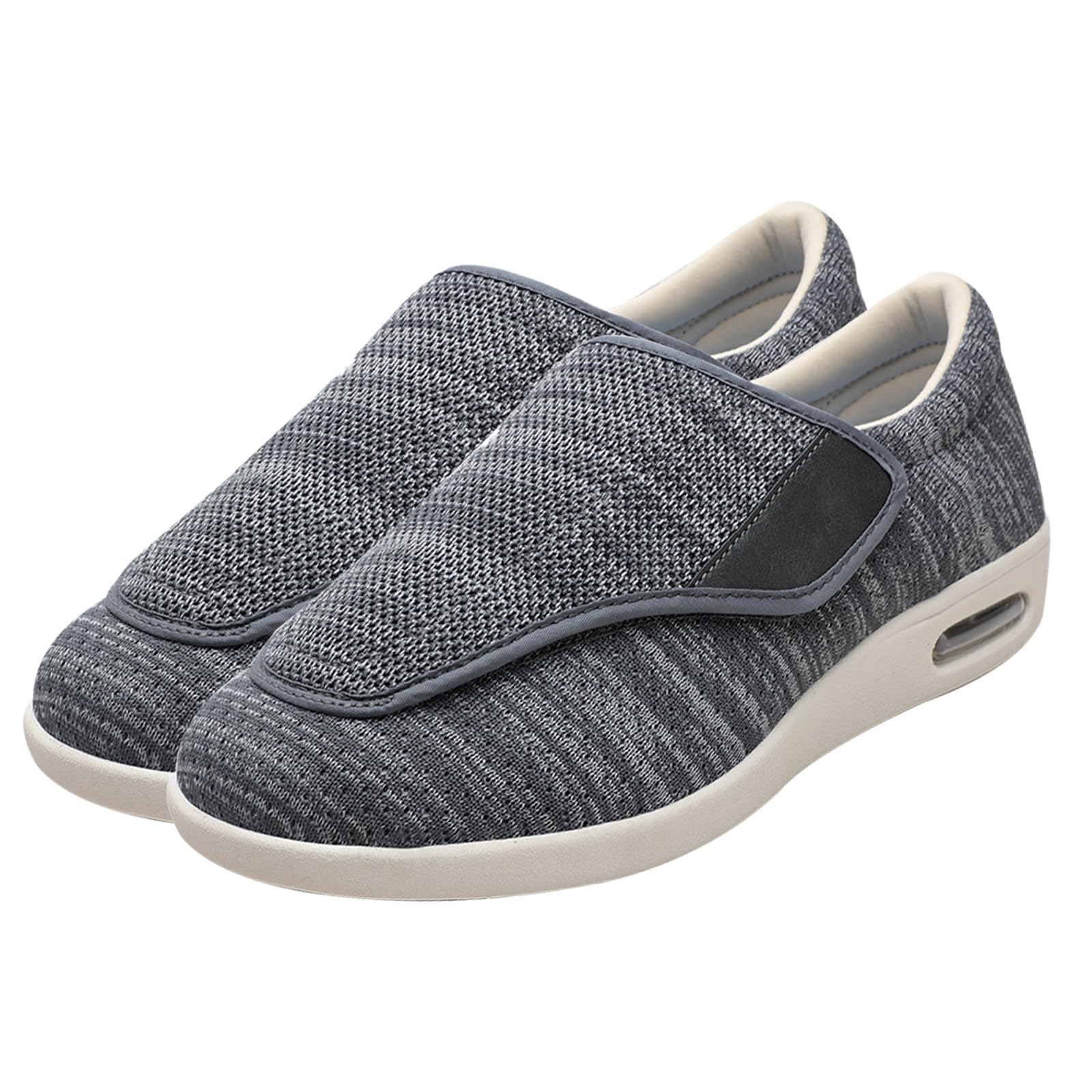 Scarpe Uomo Strappo Che Si allargano e ingrassano Scarpe da Ginnastica Facili da Indossare e da togliere -Scarpe Leggere Regolabili