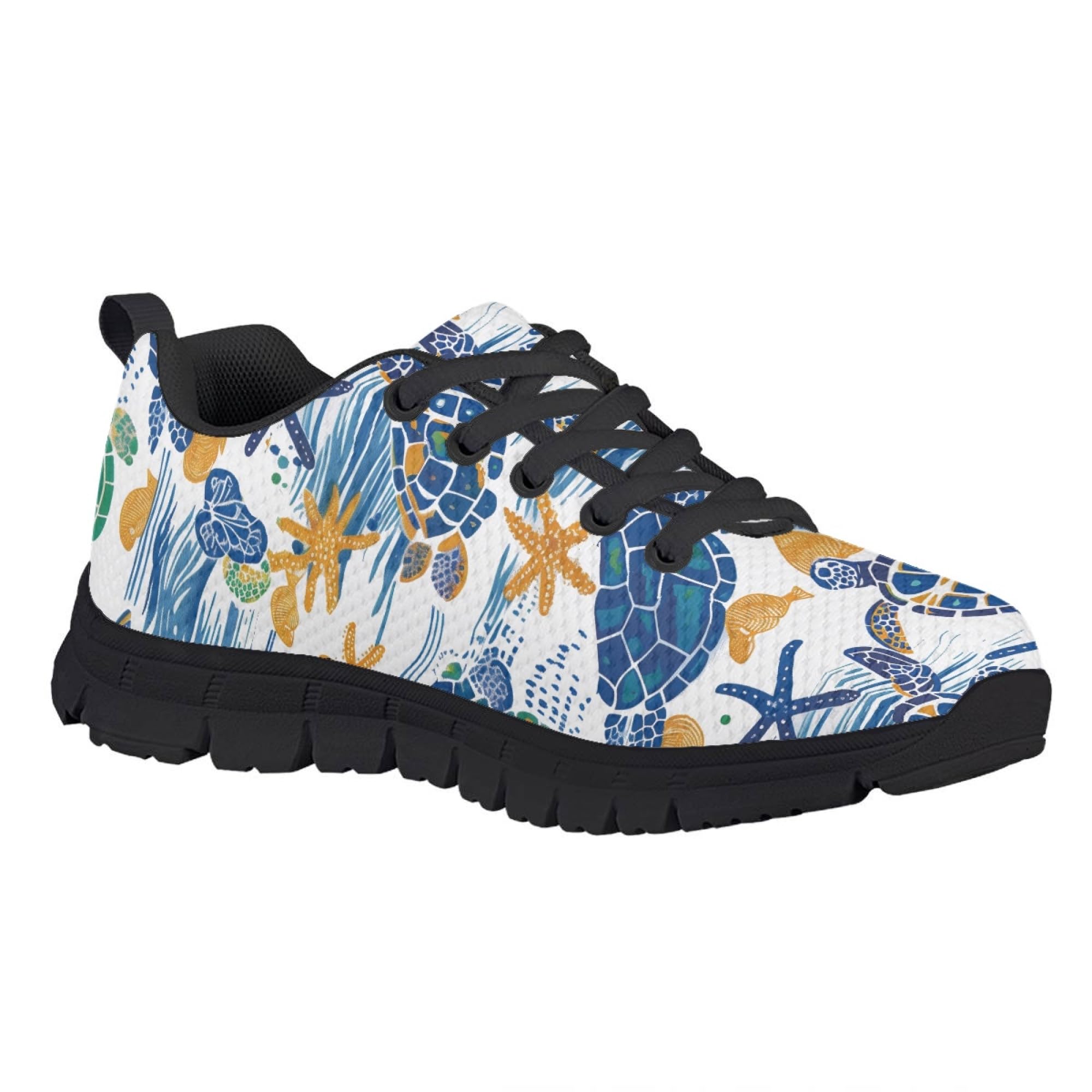 Dellukee Boys Girls Running Shoes Fashion Sneakers Kids Breathable Lightweight Non Slip Athletic Tennis Walking Shoes