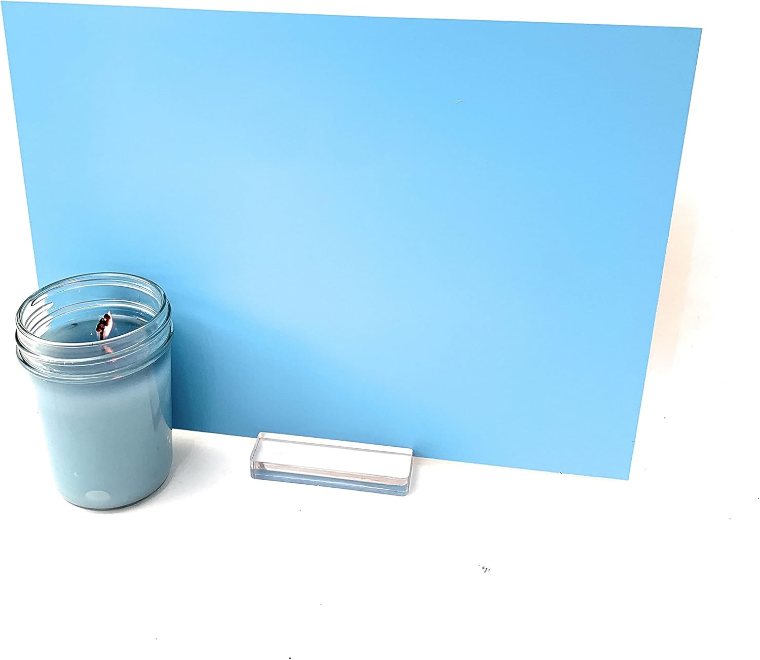 Pastel Matte Acrylic Sheet 12x20 1/8 Thick Laser Cutting Plastic Sheet, DIY Projects, Logo, Decorations, Art Crafts (12x20, Pastel Blue)