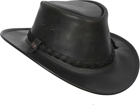 Leather Cowboy Hat 