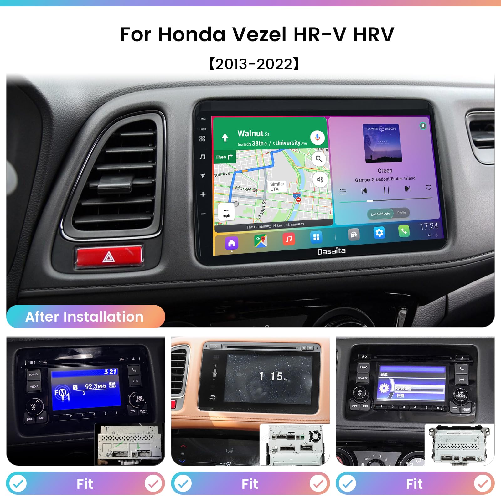 Amazon.com: Dasaita Vivid Android 11 Car Stereo for Honda Vezel HR