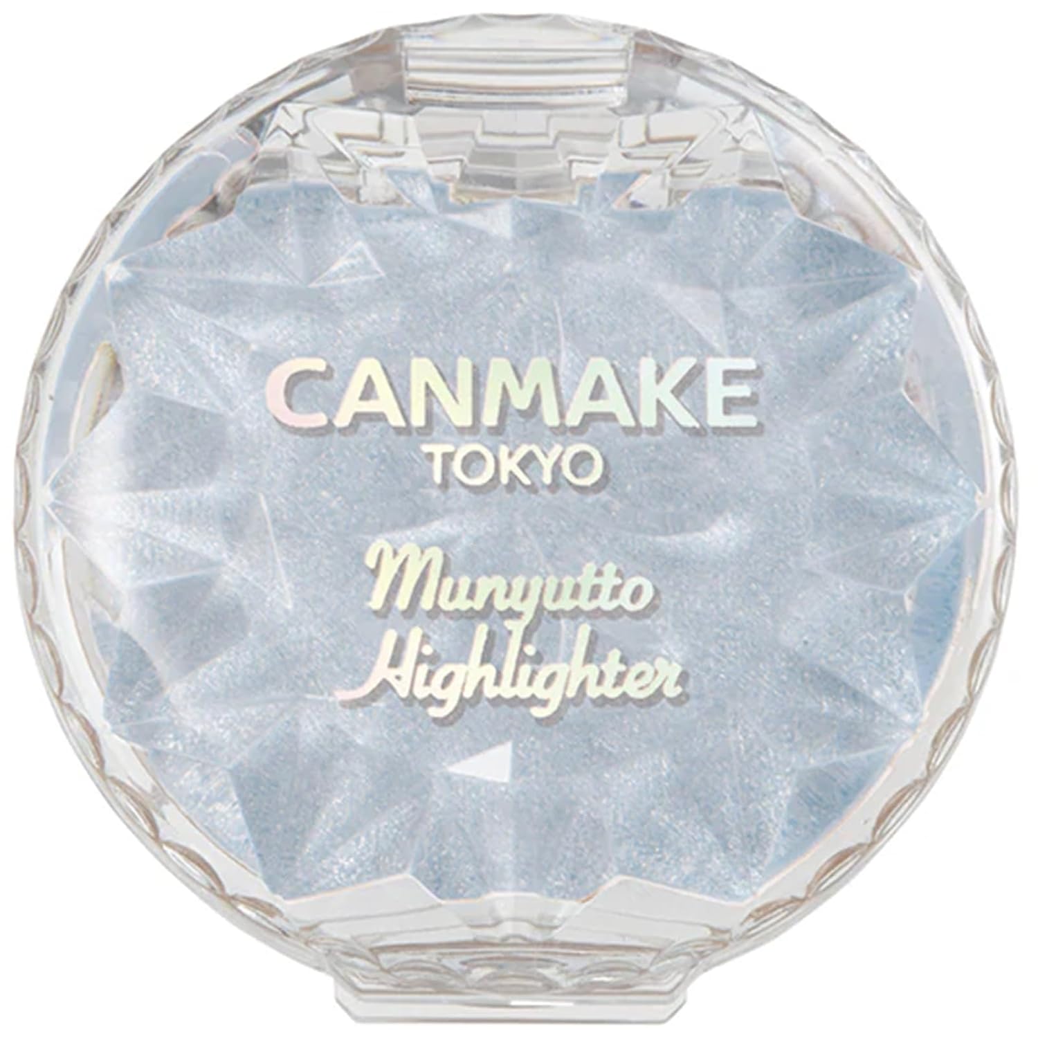 CANMAKE - Munyutto Highlighter - Packed Powder Compact - 0.13oz (3.8g) (04 Blue Topaz)