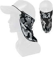 Vista 3 de CoolNES - Protección ajustable para cuello contra rayos ultravioletas, ajustable, multifuncional, 2 en 1, cubrebocas para pesca al aire libre