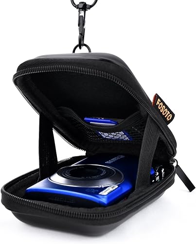 Miniatura 3 de FOSOTO Snug Fit - Funda negra para cámara compatible con Canon PowerShot ELPH 180 190 360 HS SX620 A2300 IXUS 285 180 G9X, Sony Cyber-Shot DSC-W830