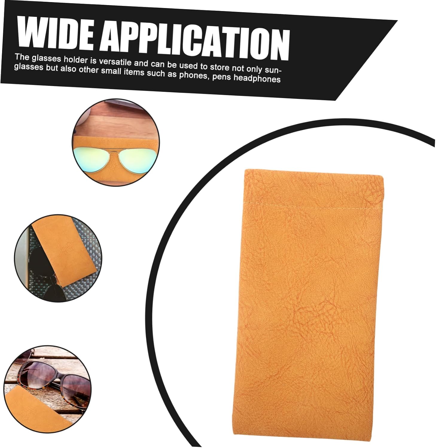 Baluue Glasses Storage Bag Pouch Sunglasses with Sun Glasses Blocking Case Soft Multiple Glasses Bag Eyeglass image 2