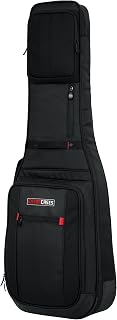 Gator Cases Pro-Go Series Deluxe Electric Guitar Gigbag (G-PG ELECTRIC) | Fits Standard Electric Guitars, Weather Resistant Exterior, Thick Padding, Micro-fleece Interior, Adjustable Backpack Straps