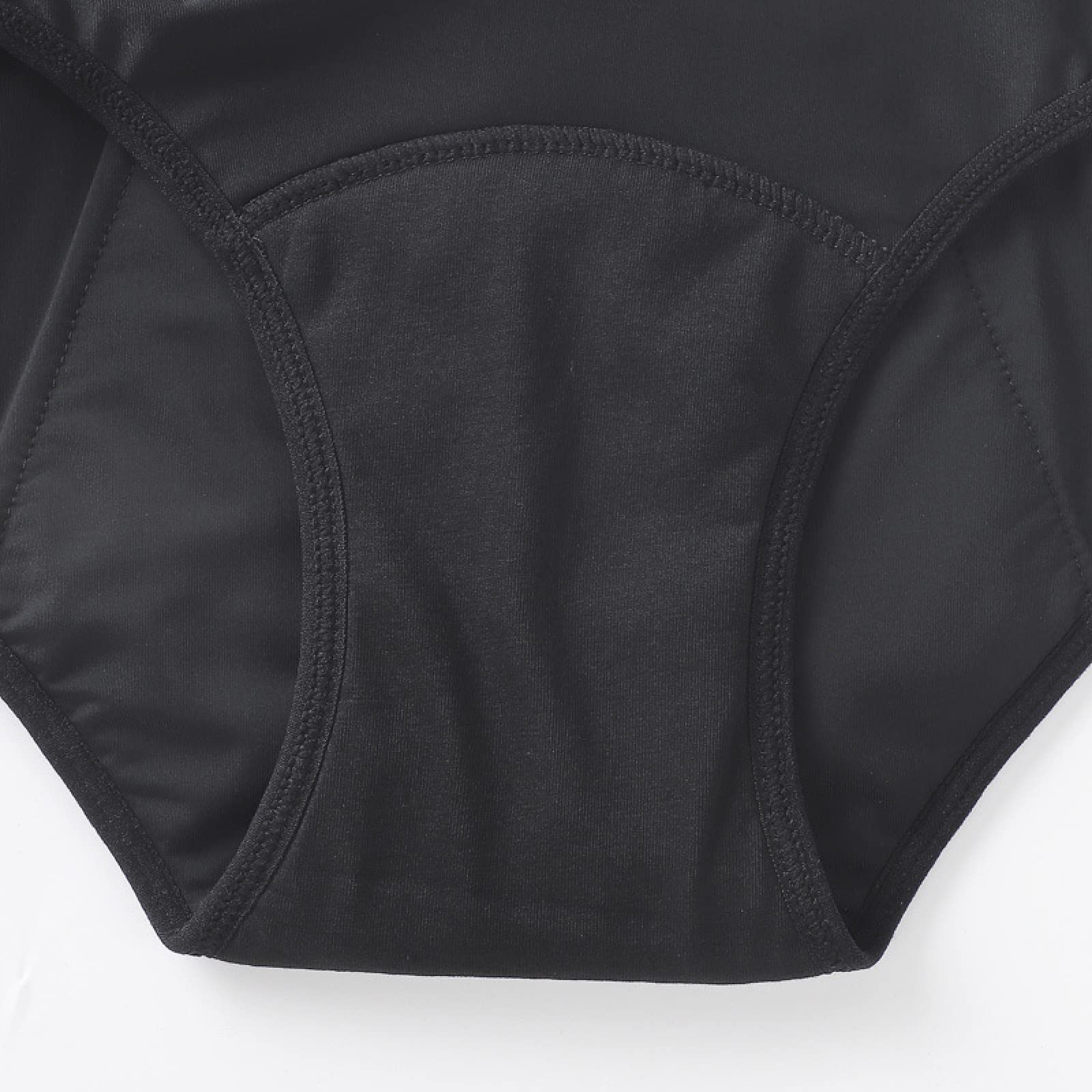Bragas Mujer Pantalones fisiológicos de Talla Grande de Cuatro Capas para Mujer Ropa Interior a Prueba de Fugas Pantalones Sanitarios Pantalones menstruales 2/4 Uds
