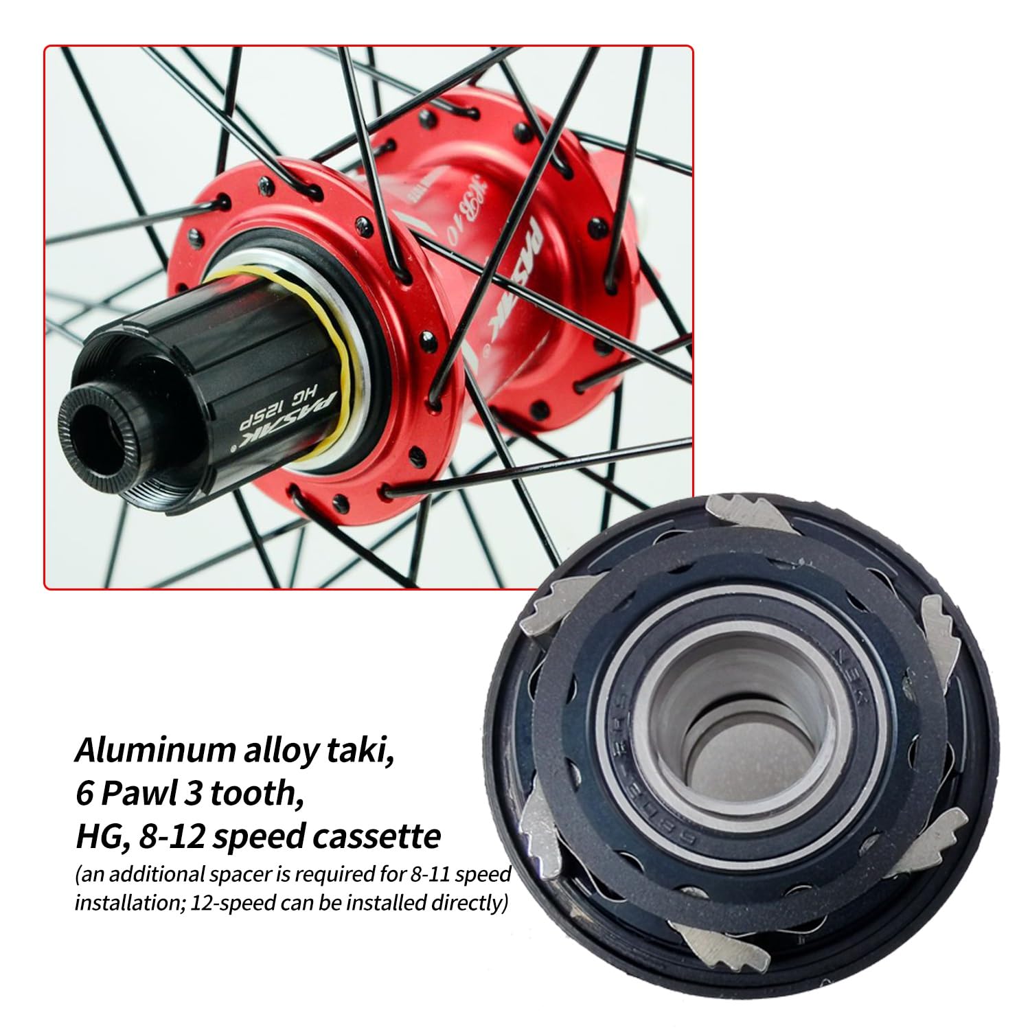 Juego De Ruedas Delanteras Y Traseras para MTB 26" 27,5" 29" Eje Pasante 110 * 20/142 * 12mm, Llanta De Doble Capa para Cassette De 7-12 Velocidades, Freno De Disco