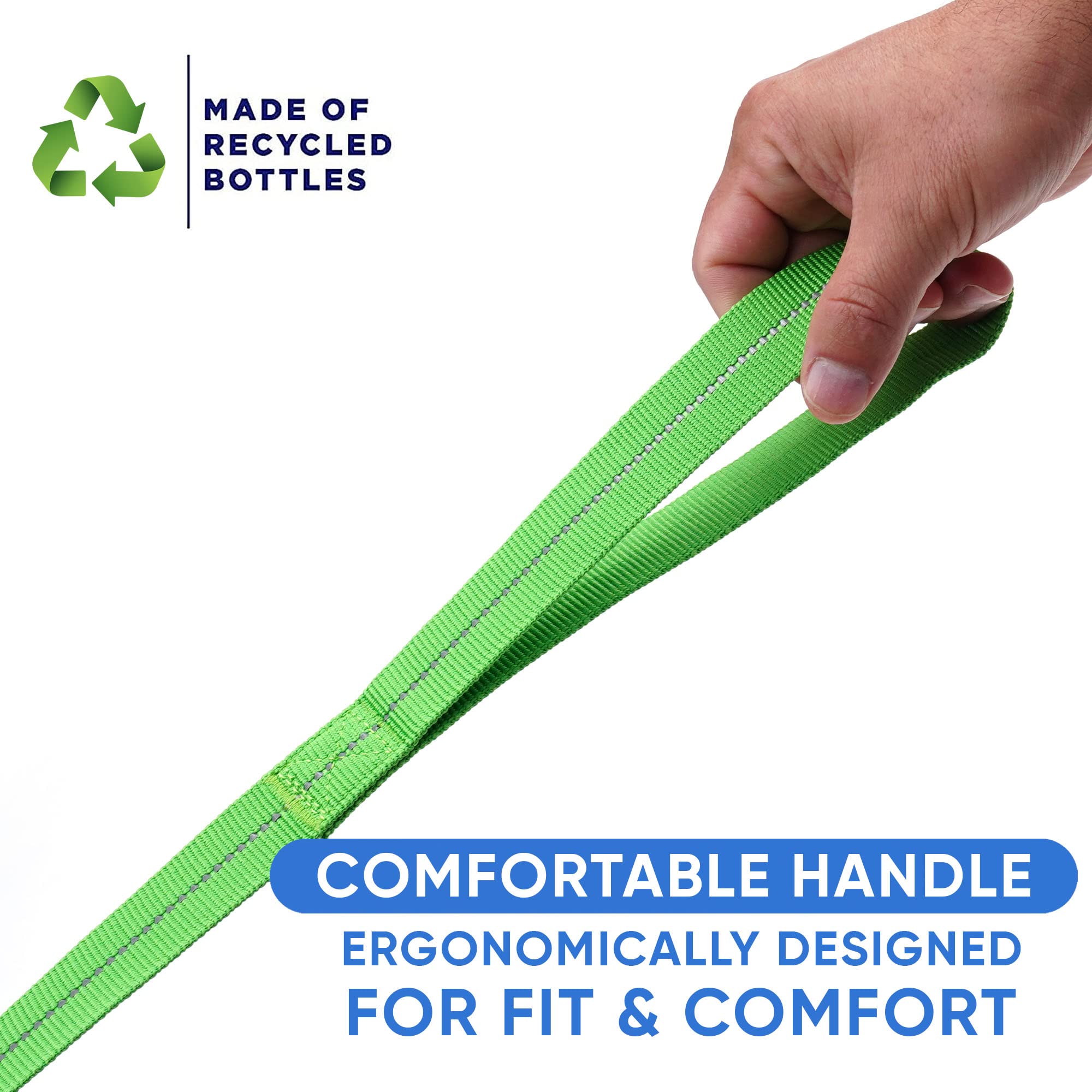 Guinzaglio Riflettente Pawtitas 180cm - Guinzaglio Per Cani Piccoli Con Sicurezza - Foto 5