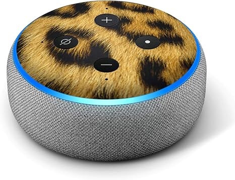 Cheetah Print - Vinyl Decal Skin Compatible with Amazon Echo Dot 3rd Generation