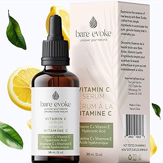 Suero de vitamina C con ácido hialurónico, ni...