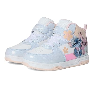 Josmo Lili Stitch Sneakers (Little Kid/Big Kid) Girls Shoes Blue/Pink