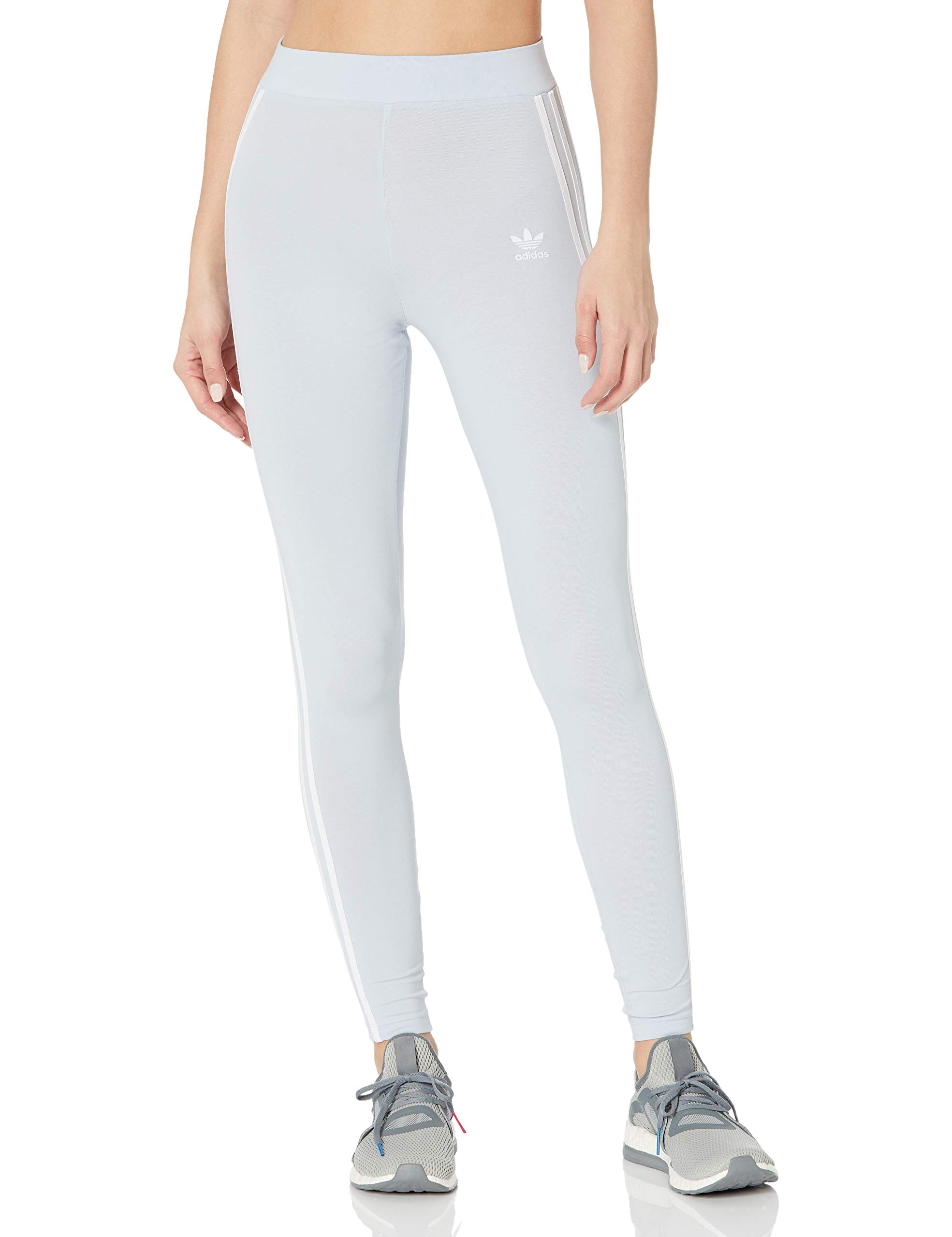 adidas Originals Women's 3-Stripes Tight, Halo Blue, X-Large