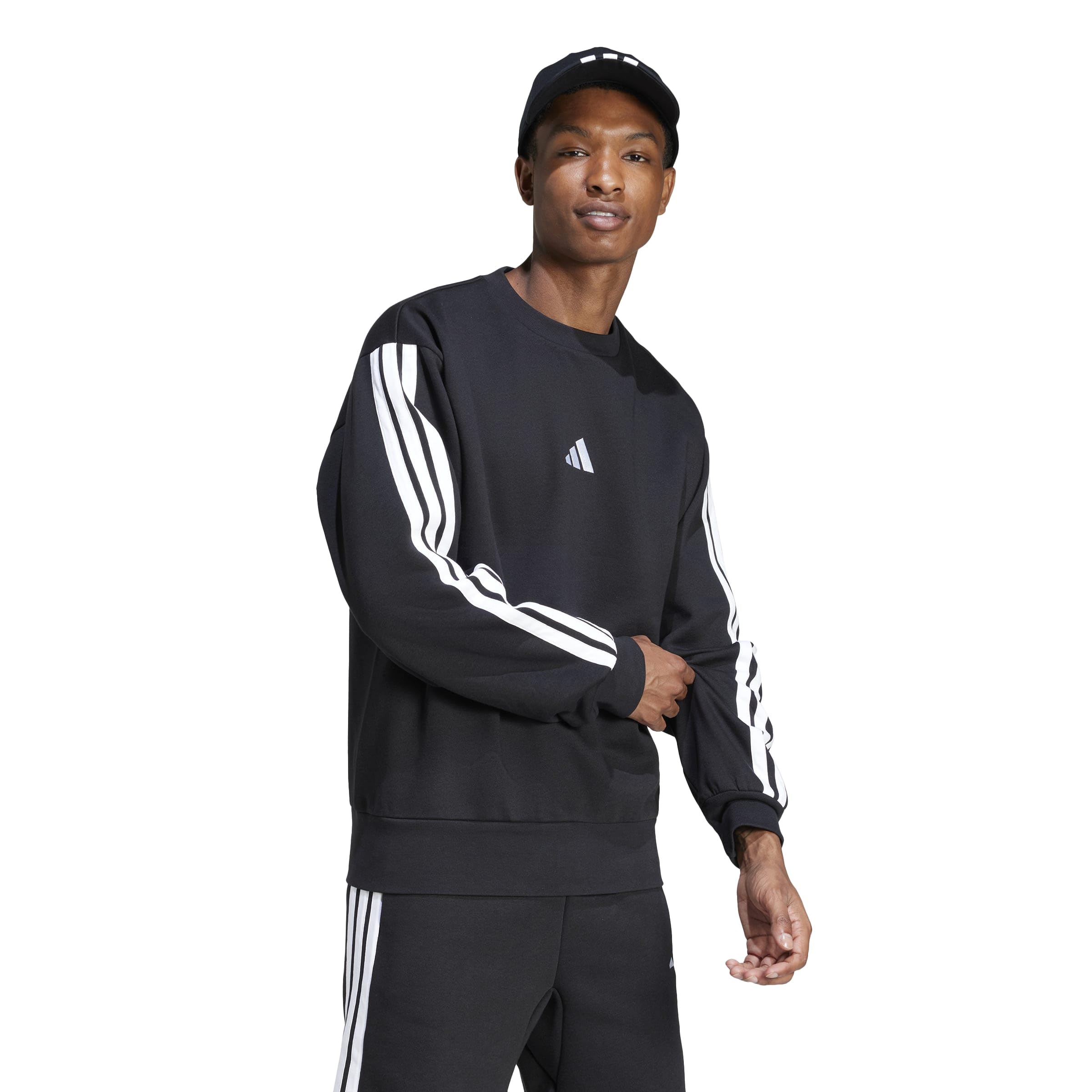 adidas Bluza sportowa Mężczyźni Essentials 3-stripes Fleece Sweatshirt