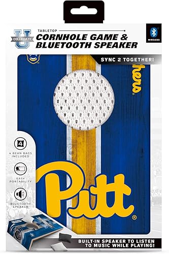 Vista 173 de SOAR Juego de Cornhole de mesa NCAA y altavoz Bluetooth