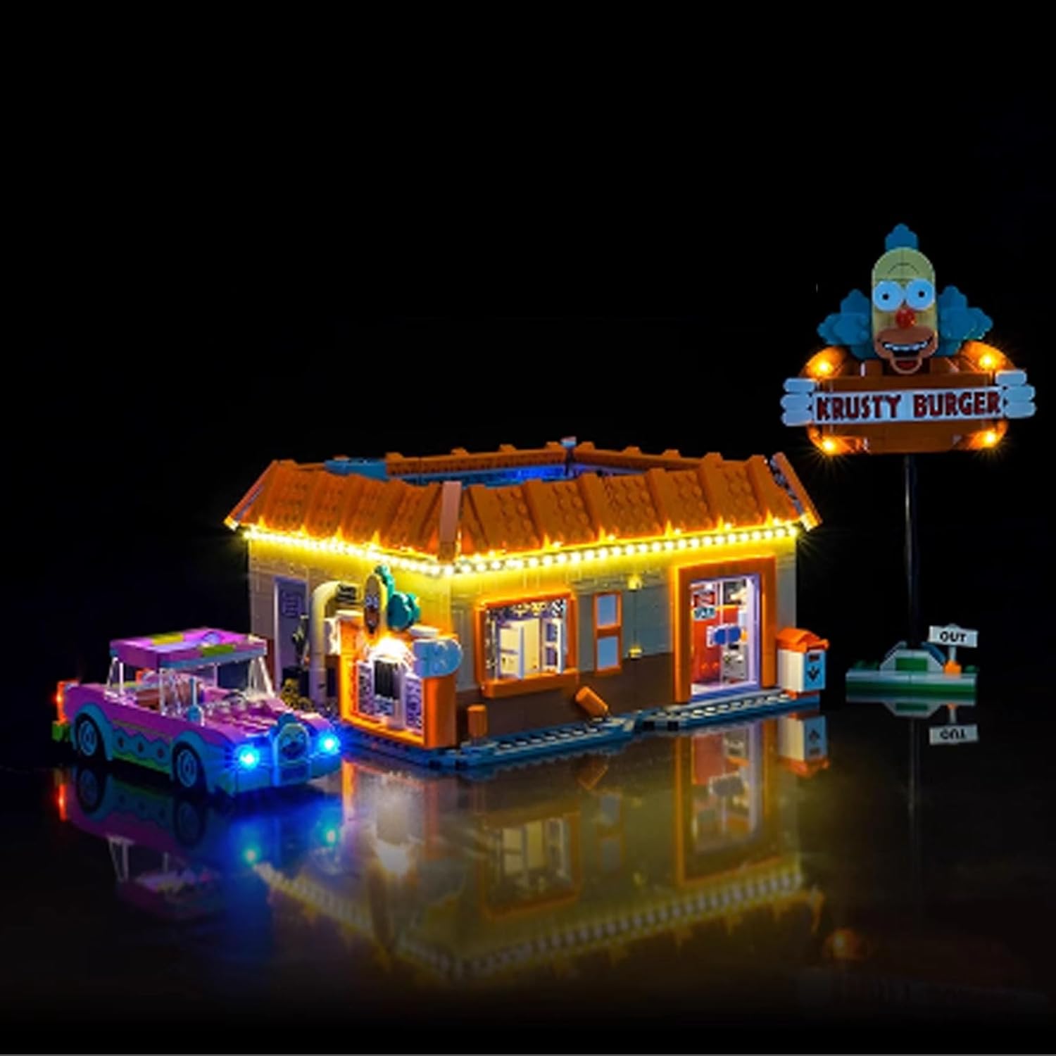 LED Lighting Kit Compatible with Lego 10352 Hamburger Restaurant Series LED Light Set (Model Kit Not Included - Lighting Components Only) (Classic Edition)