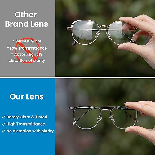 Miniatura 2 de GUDVUE Lentes de luz azul, para computadorajuegosTVteléfonos para mujereshombres, antirreflejosUV400fatiga ocular, negro brillante