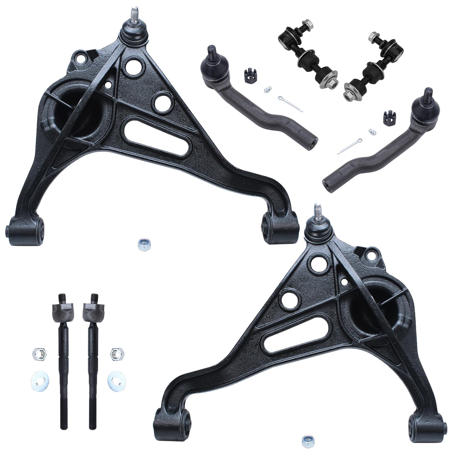 Detroit Axle - 8pc Front End Control Arms Kit for 1999-2004 Chevy Tracker