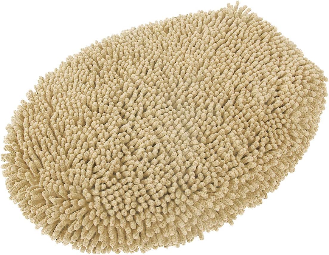 MAYSHINE Plush Shaggy Standard Toilet Seat Lid Cover (Beige) | Fuzzy Chenille Microfiber, Fluffy Soft Absorbent - Machine Washable Cushion | No More Cold or Wet Seats : Home & Kitchen