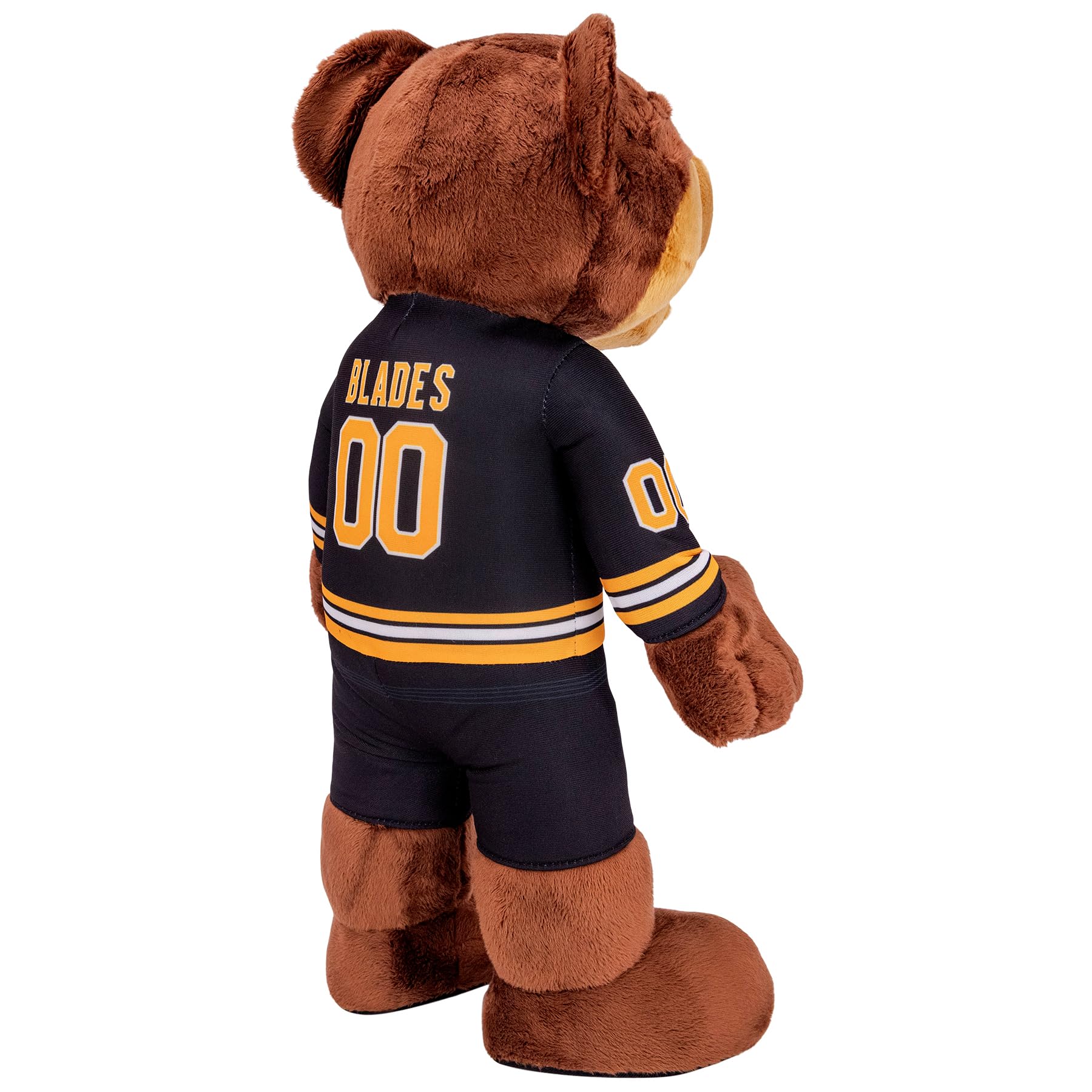 Bleacher Creatures Boston Bruins Blades Figurine mascotte de la LNH 45,7 cm sous licence officielle, tient seule, pour jouer ou exposer