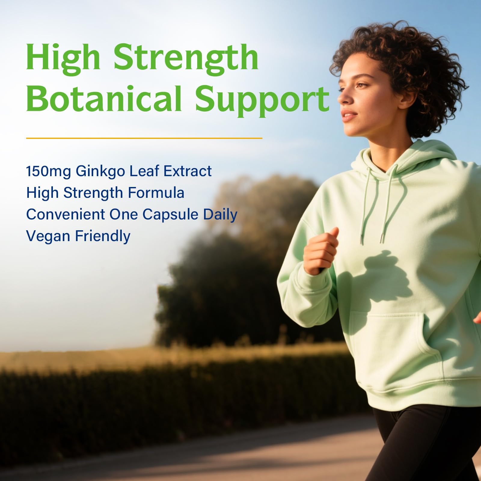 Innate Vitality Ginkgo Biloba Capsules 150 mg, High Strength Leaf Extract, Herbal Supplement to Support Brain Function & Memory, 180 Vegan Capsules, Non-GMO — Amazon image 3