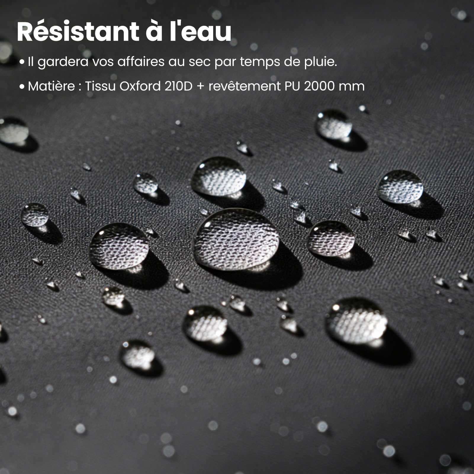 Abri à vélos extérieur pour 1 à 3 vélos, 200*120*165 cm, housse de protection imperméable pour vélos avec fenêtre d'aération, tente de rangement pour vélos, abri de stockage pour bicyclettes (Noir)
