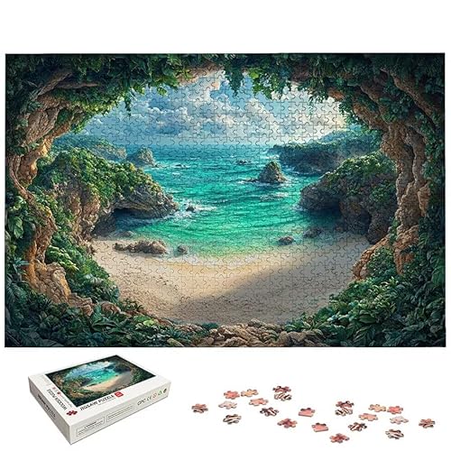 �r�[�` �p�Y�� 1000�s�[�X ��l���� ���i �W�O�\�[�p�Y�� �ؐ� Puzzle (75x50cm) ����������t�� �]�g�� ��l���� ��� ���� ��H�|�i Puzzle �z�[���f�R���[�V�����ɍœK�A�����ւ̃M�t�g�A�j���ւ̃M�t�g�AHome Deco