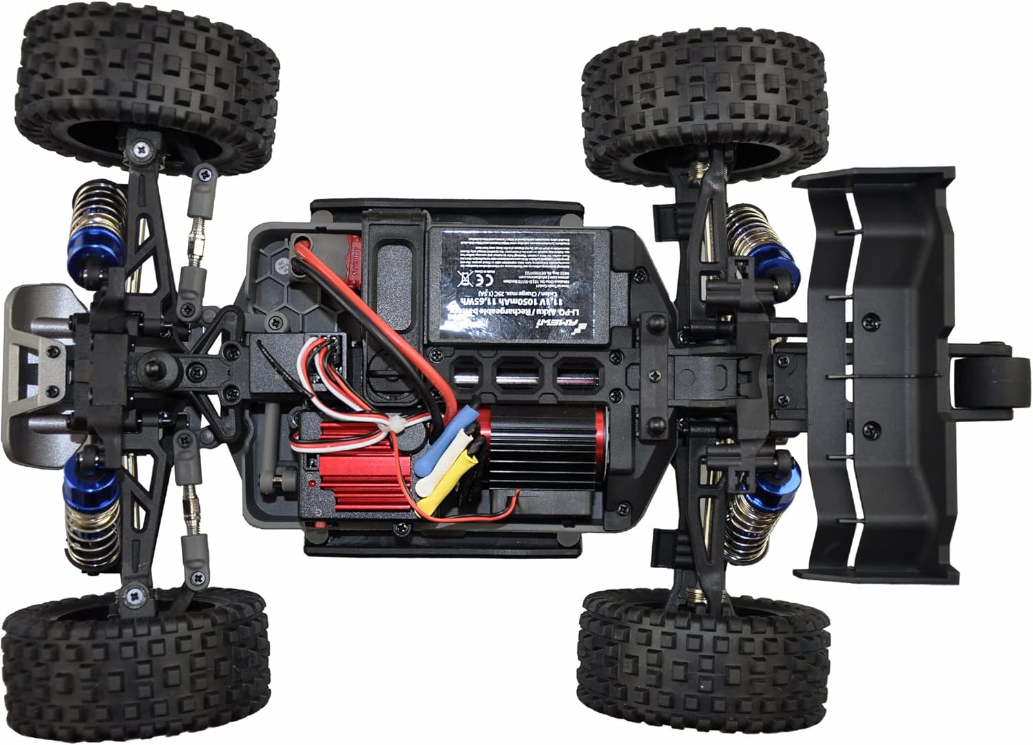 Amewi 22626 Hyper GO Buggy Brushless 3S 62 km/h 4WD 1:16 RTR Blue