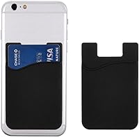 Vista 6 de Agentwhiteusa Cartera adhesiva para teléfono celular (para tarjeta de crédito, tarjeta de visita e identificación) compatible con iPhone, Android