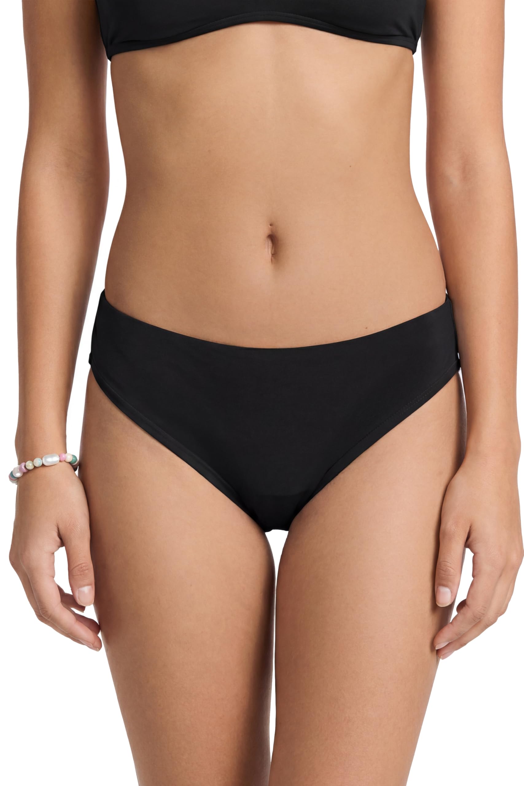 Damen Perioden Badehose Menstruations Badeshorts Leckdicht‌ Period Badeanzüge Quick Dry Bikini Bottoms für Teens