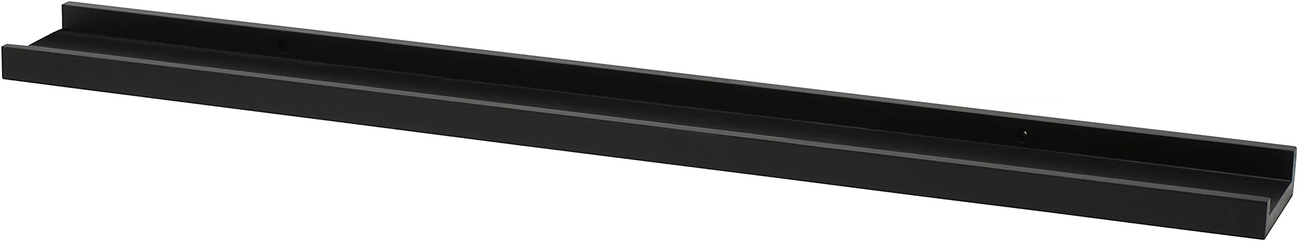 Duraline Photo Wall Shelf, Black, 3 x 80 x 9 cm
