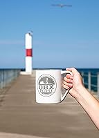 Vista 8 de Pavilion - OBX People - Taza de café gris y crema de 18 onzas