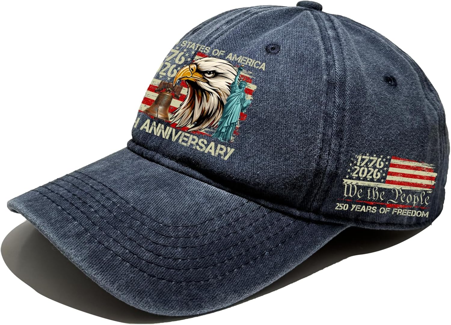 US 250th Anniversary Hats American 250th Anniversary USA Cap 1776-2026 Hat for Women - Image 2