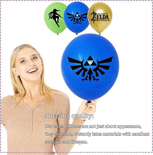 Miniatura 4 de 24 globos de juego de 12 pulgadas encantadores globos temáticos para fiestas infantiles, decoraciones de celebraciones especiales