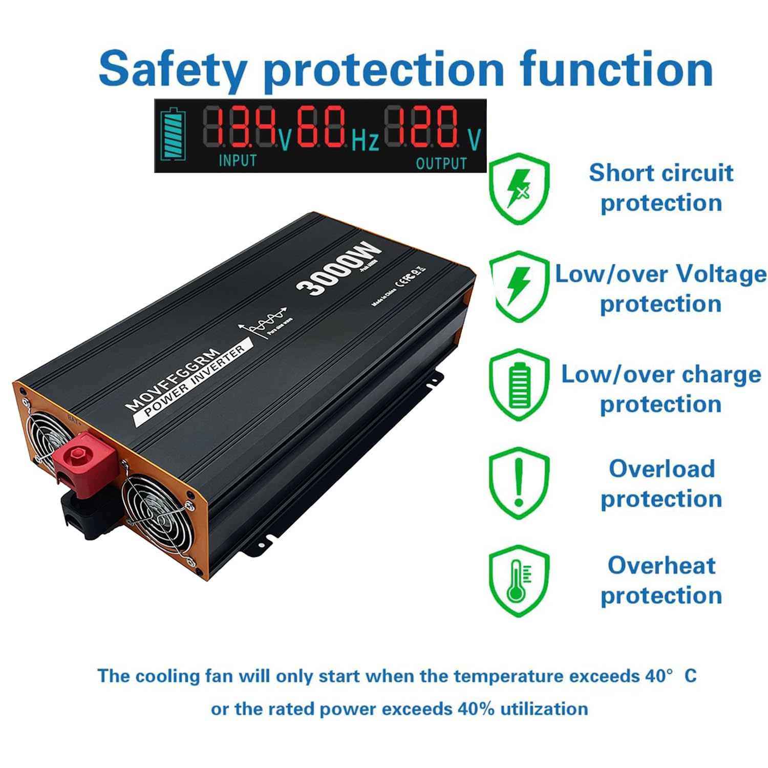 Falownik mocy 3000W12V