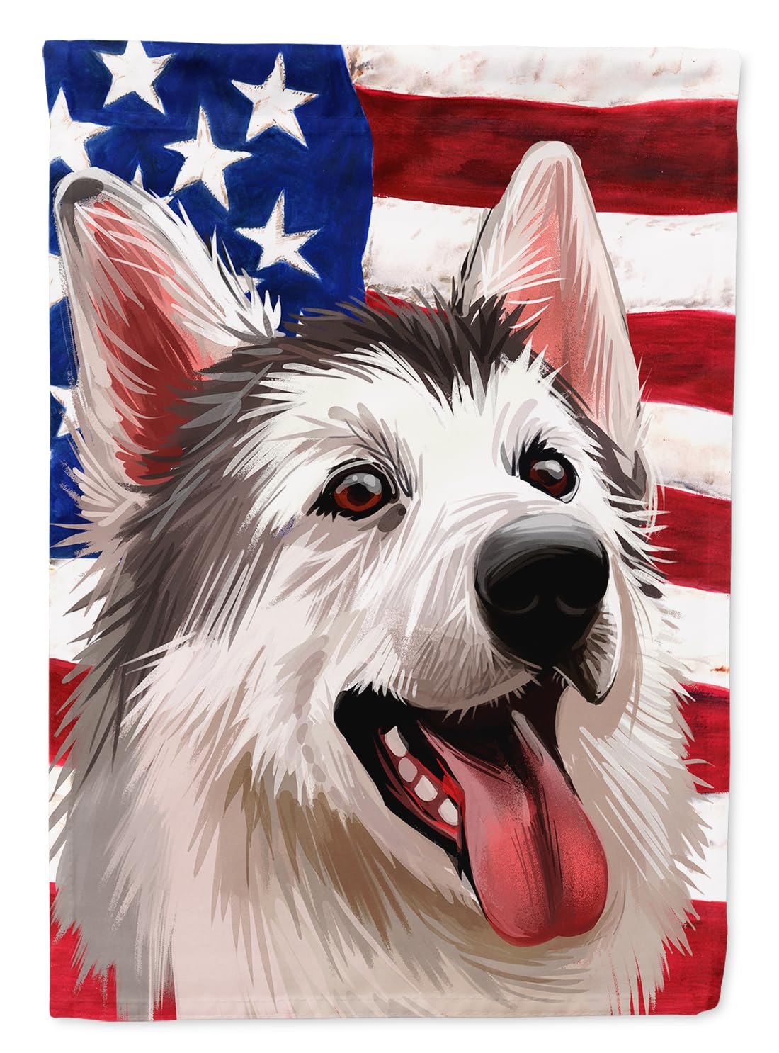 Drapeau Northern Inuit Dog American Flag pour décorer le jardin de votre maison en toute saison
