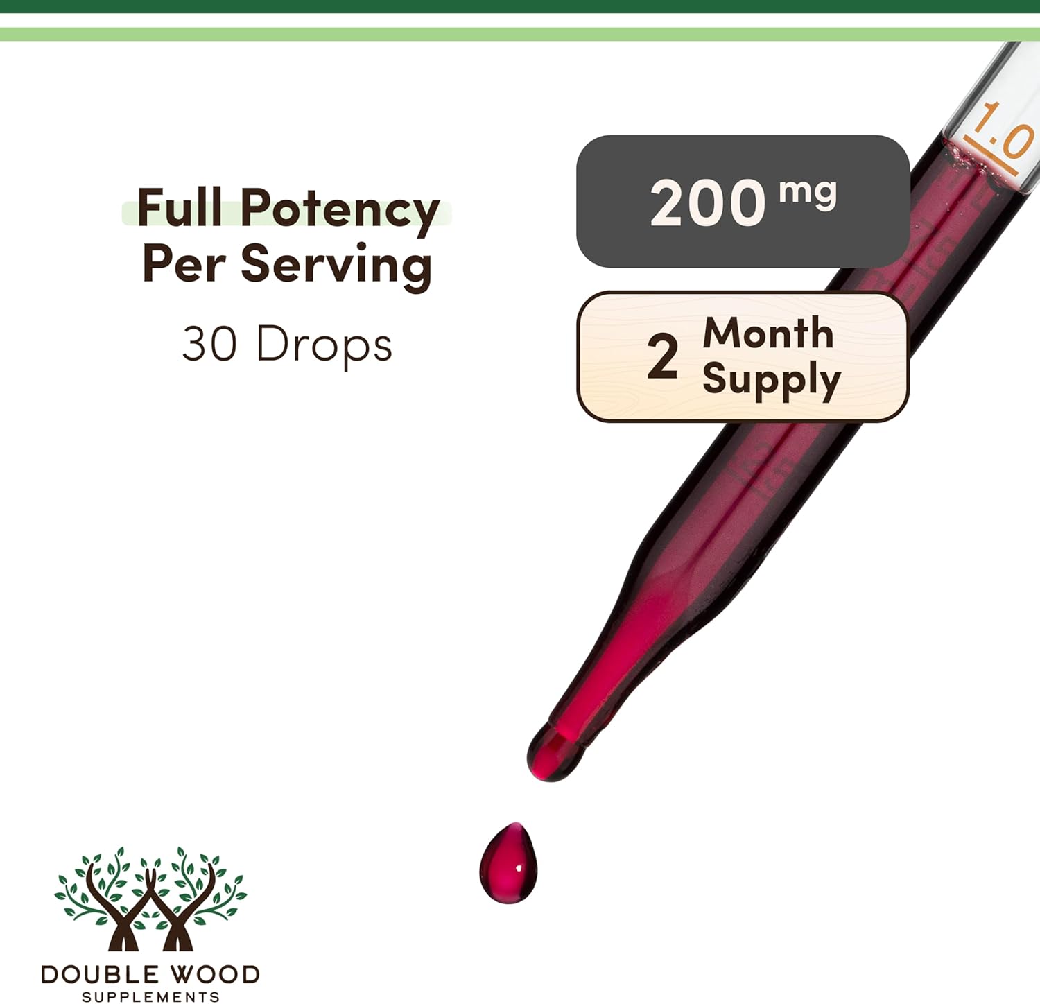 Organic Elderberry Liquid 2 Fl Oz (60 Servings) - Tincture for Immune System Support by Double Wood - Image 6