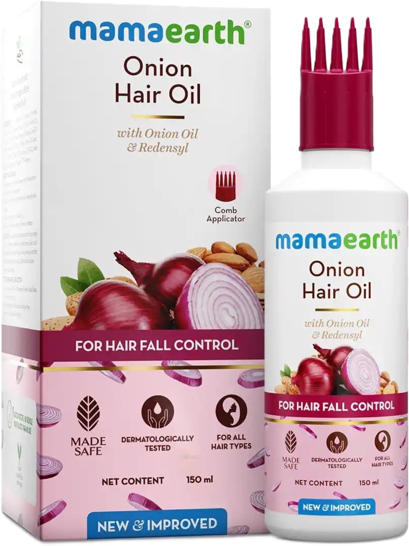 Onion Hair Oil for Hair Growth & Hair Fall Control with Redensyl 150ml