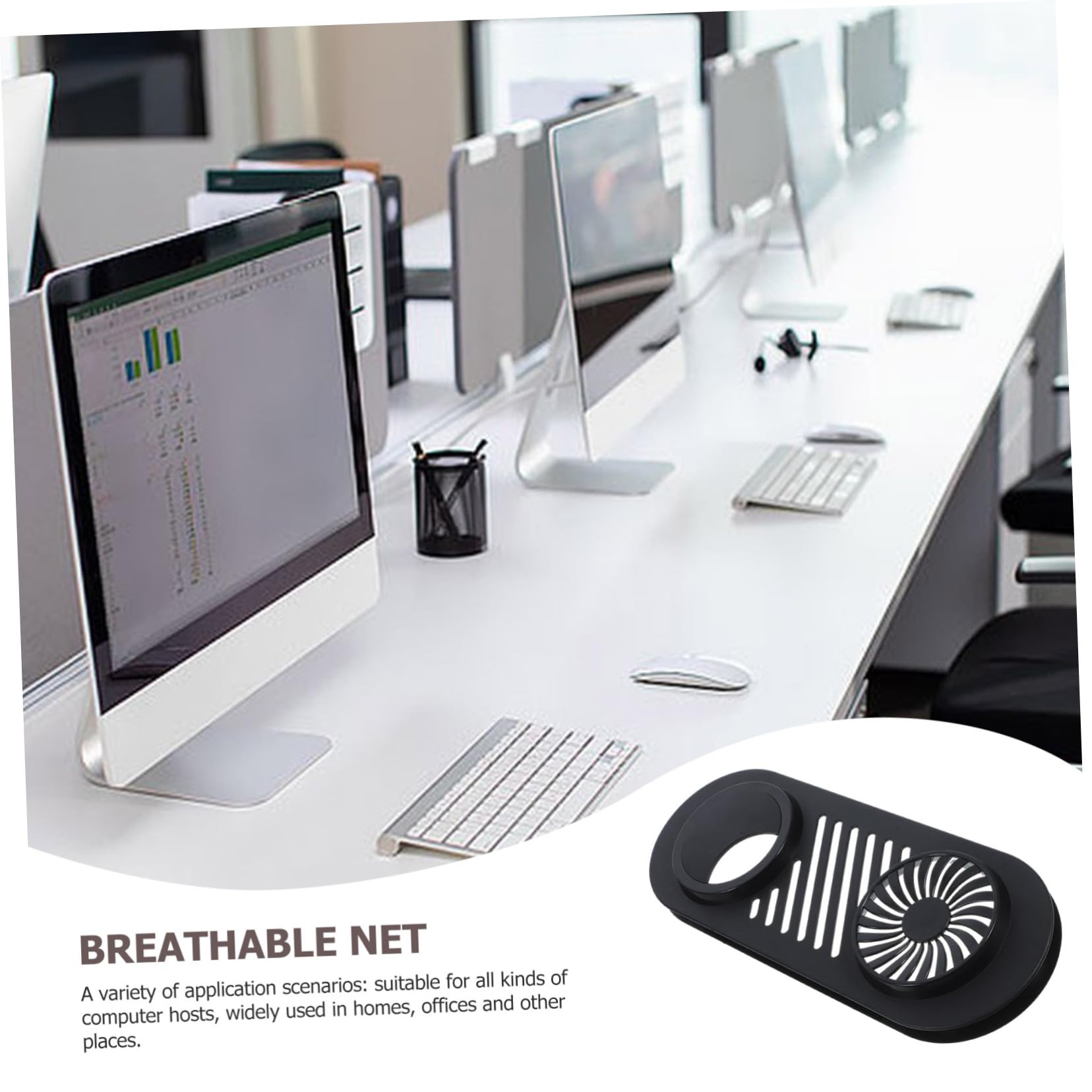 Hemobllo 5pezzi Ventilazione Per Computer e Armadi Ventilazione Efficiente Per Mobili Facile Installazione Materiale Adatta Per Armadi Scarpe e Spazi Chiusi